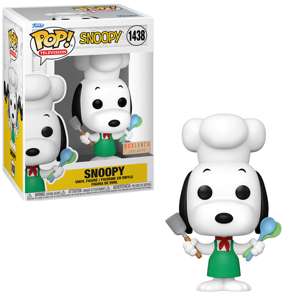 Snoopy (Chef Hat) #1438 Funko Pop in box and out of box