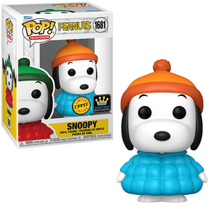 Snoopy in Coat #1681 - Peanuts Funko Pop! TV [Blue Coat Chase Specialty Series]