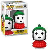 Snoopy in Red Coat #1681 Peanuts Funko Pop! in box and out of box