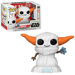 Snowman Grogu #748 - Star Wars Mandalorian Funko Pop! [Holiday]