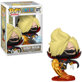 Soba Mask #1277 One Piece Funko Pop! Animation Special Edition shown in and out of box