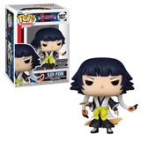 Soi Fon #1827 Bleach Funko Pop EE Exclusive figure in box and out of box with twin stingers