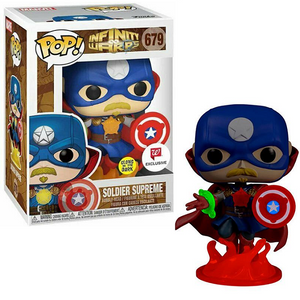 Soldier Supreme #679 - Infinity Warps Funko Pop! [Gitd WalGreens Exclusive]