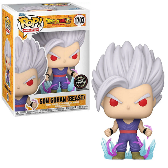 Son Gohan [Beast] #1703 - Dragon Ball Super Super Hero Funko Pop! Animation [Gitd Chase]