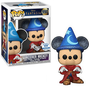 Sorcerer Mickey #990 - Fantasia Funko Pop! [Diamond Funko Exclusive]