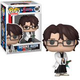 Sosuke Aizen #1697 Bleach Funko Pop Animation figure displayed in and out of box