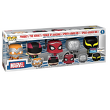 Spider-Man Beyond Amazing Funko Pop 5-Pack Amazon Exclusive displayed in the box.
