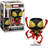 Miles Morales Iron Spider #1448 Funko Pop in and out of box