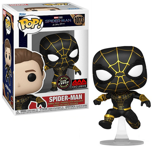Spider-Man #1073 - Spider-Man No Way Home Funko Pop! [Gitd Chase AAA Exclusive]