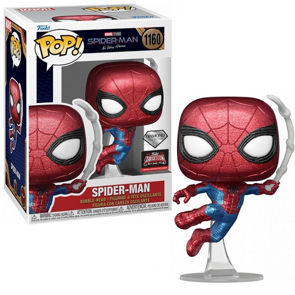 Spider-Man #1160 - No way Home Funko Pop! [Diamond TargetCon Exclusive]