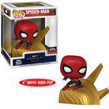 Spider-Man #1179 Funko Pop Deluxe shown in-box and out-of-box, front view