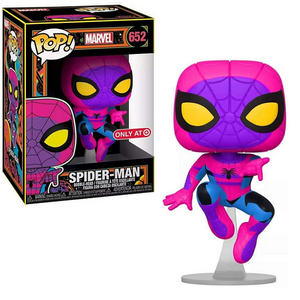 Spider-Man #652 - Marvel Funko Pop!  [Re-Release Blacklight Target Exclusive]