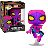 Spider-Man #652 Marvel Funko Pop! Blacklight in box and out of box