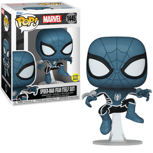 Spider-Man (Fear Itself Suit) #1445 - Spider-Man Comics Funko Pop! [GitD]