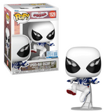Spider-Man Oscorp Suit #1529 Marvel Funko Pop! shown in and out of box