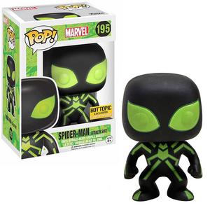 Spider-Man [Stealth Suit] #195 - Marvel Funko Pop! [Hot Topic Exclusive]