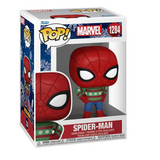Spider-Man in Sweater #1284 Marvel Funko Pop Holiday figure in original box