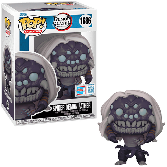 Spider Demon Father #1686 Demon Slayer Funko Pop 2024 Fall Convention Exclusive in box and out of box