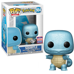 Squirtle #504 – Pokemon Funko Pop! Games [Diamond 2021 Summer Convention Shared Limited Edition]