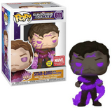 Star-Lord With Power Stone #611 Guardians of the Galaxy Funko Pop GitD Marvel Collector Corps Exclusive shown in box and out of box
