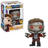 Star-Lord #198 Guardians of Galaxy 2 Funko Pop Chase Version in box and out of box