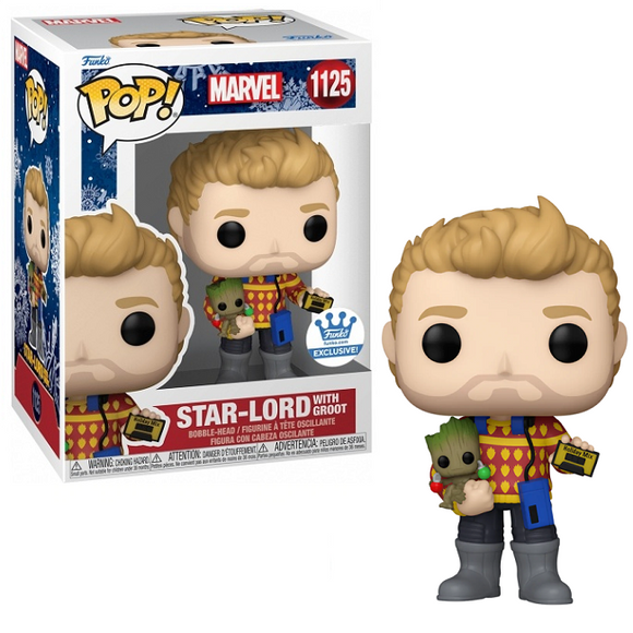 Star-Lord with Groot #1125 - Marvel Funko Pop! [Funko Exclusive]