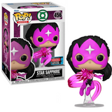 Star Sapphire #456 Green Lantern Funko Pop 2022 Fall Convention Exclusive figure in box and out of box