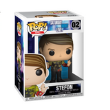 Stefon #02 Funko Pop! displayed inside the box, front view