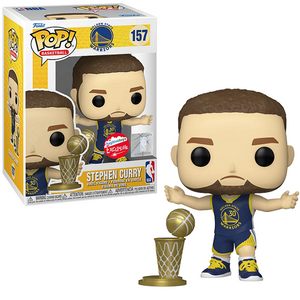 Stephen Curry With Trophy # 157 - Warriors Funko Pop! Basketball [Fugitive Toys Exclusive]