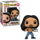 Steve Aoki #192 Funko Pop shown in-box and out-of-box, front view