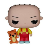 Stewie #33 Family Guy Funko Pop! figure holding Rupert out of box