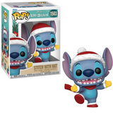 Stitch With Hat #1503 Lilo & Stitch Holiday Funko Pop! in box and out of box