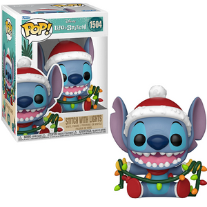 Stitch With Lights #1504 - Lilo & Stitch Funko Pop! [Holiday]