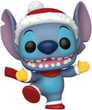 Stitch With Hat #1503 - Lilo & Stitch Funko Pop! Holiday figure out of box