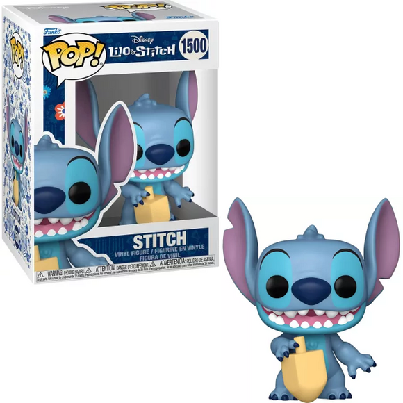 Stitch with Dreidel #1500 Funko Pop! in box and out of box