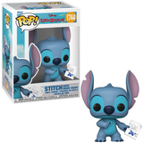 Stitch with Mood Chart #1744 Disney Lilo & Stitch Funko Pop in box and out of box