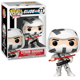 Storm Shadow #77 Funko Pop figure in box and out of box with red sword and white ninja suit