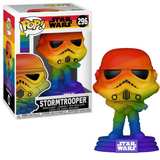 Stormtrooper Rainbow #296 Star Wars Funko Pop in box and out of box