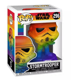 Stormtrooper #296 Rainbow Star Wars Funko Pop inside display box