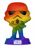 Stormtrooper #296 Funko Pop vinyl figure in rainbow armor out of box
