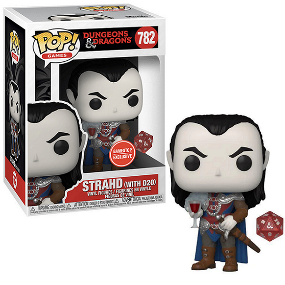 Strahd [With D20] #782 – Dungeons & Dragons Funko Pop! Games [GameStop Exclusive]