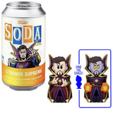 Strange Supreme Marvel What If Funko Soda figure in can and out of can