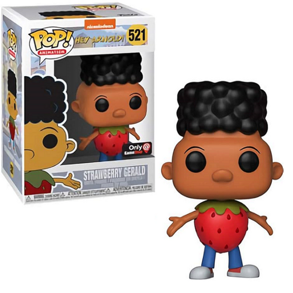 Strawberry Gerald #521 Hey Arnold Funko Pop in box and out of box