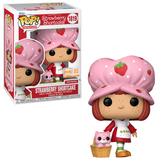 Strawberry Shortcake with Custard #1819 Funko Pop — in box and out of box display