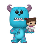 Sulley with Boo #1158 Funko Pop figures shown out of the box, front view