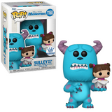 Sulley with Boo #1158 Funko Pop shown in-box and out-of-box, front view