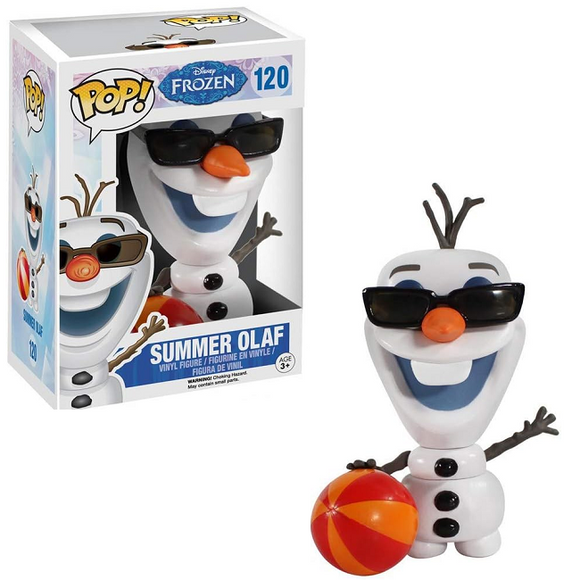 Summer Olaf #120 Funko Pop! Frozen figure in and out of box