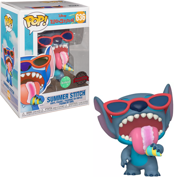 Summer Stitch #636 Funko Pop! in box and out of box