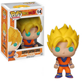 Super Saiyan Goku 14 Dragon Ball Z Funko Pop in box and out of box with golden hair and orange gi