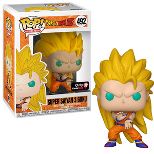 Super Saiyan 3 Goku #492 - Dragon Ball Z Funko Pop! Animation [GameStop Exclusive]